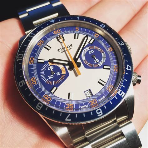 tudor 70330|tudor heritage chronograph blue.